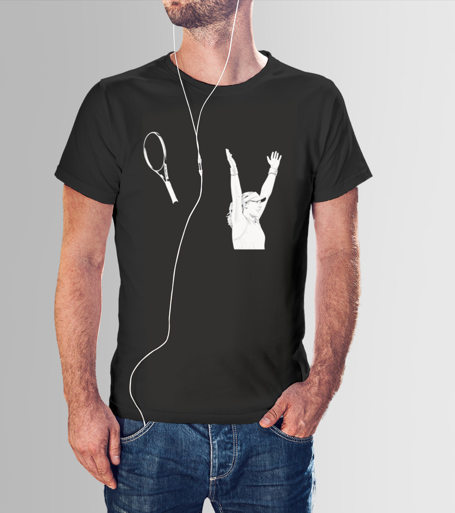 Babolat Tennis Player Celebration Arms Raised Victory T-Shirt