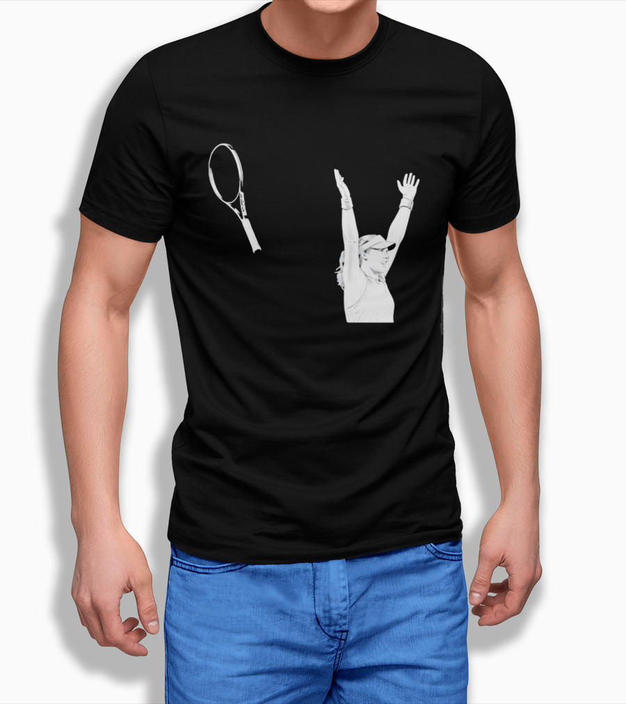 Babolat Tennis Player Celebration Arms Raised Victory T-Shirt