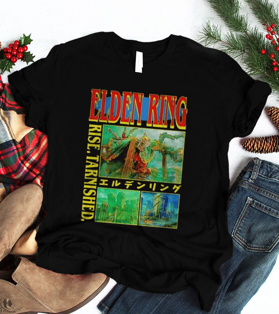 Elden Ring Godrick The Grafted Rise Tarnished Japanese T-Shirt