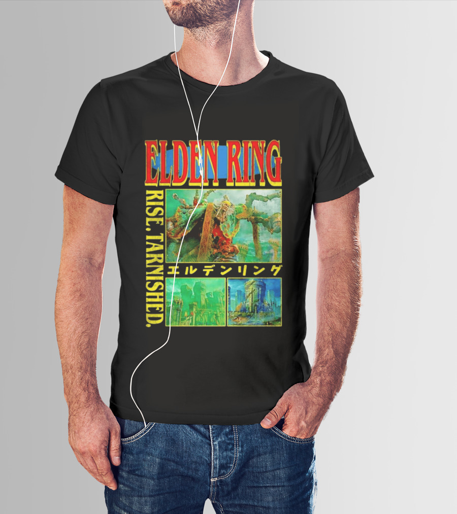 Elden Ring Godrick The Grafted Rise Tarnished Japanese T-Shirt