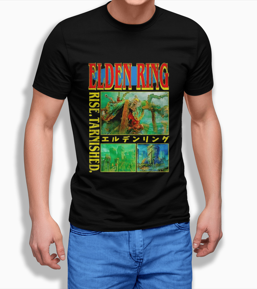 Elden Ring Godrick The Grafted Rise Tarnished Japanese T-Shirt