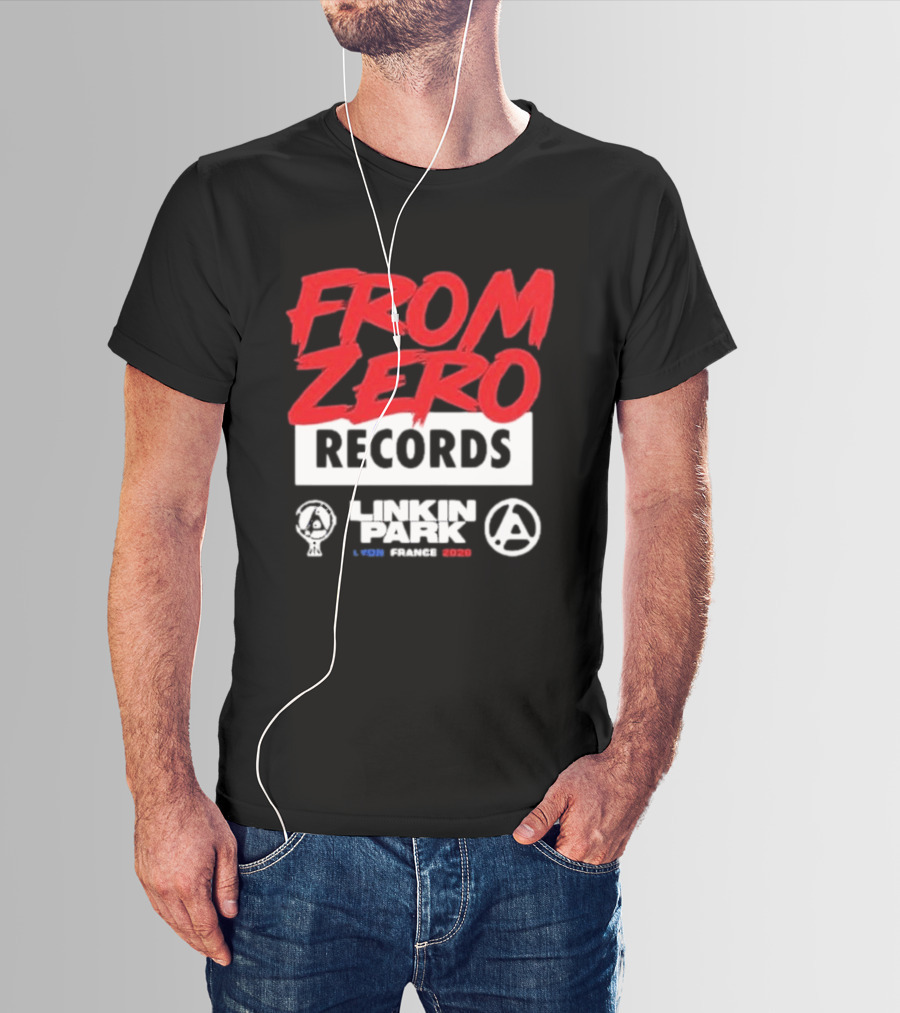 From Zero Records Linkin Park Lyon France 2026 T-Shirt