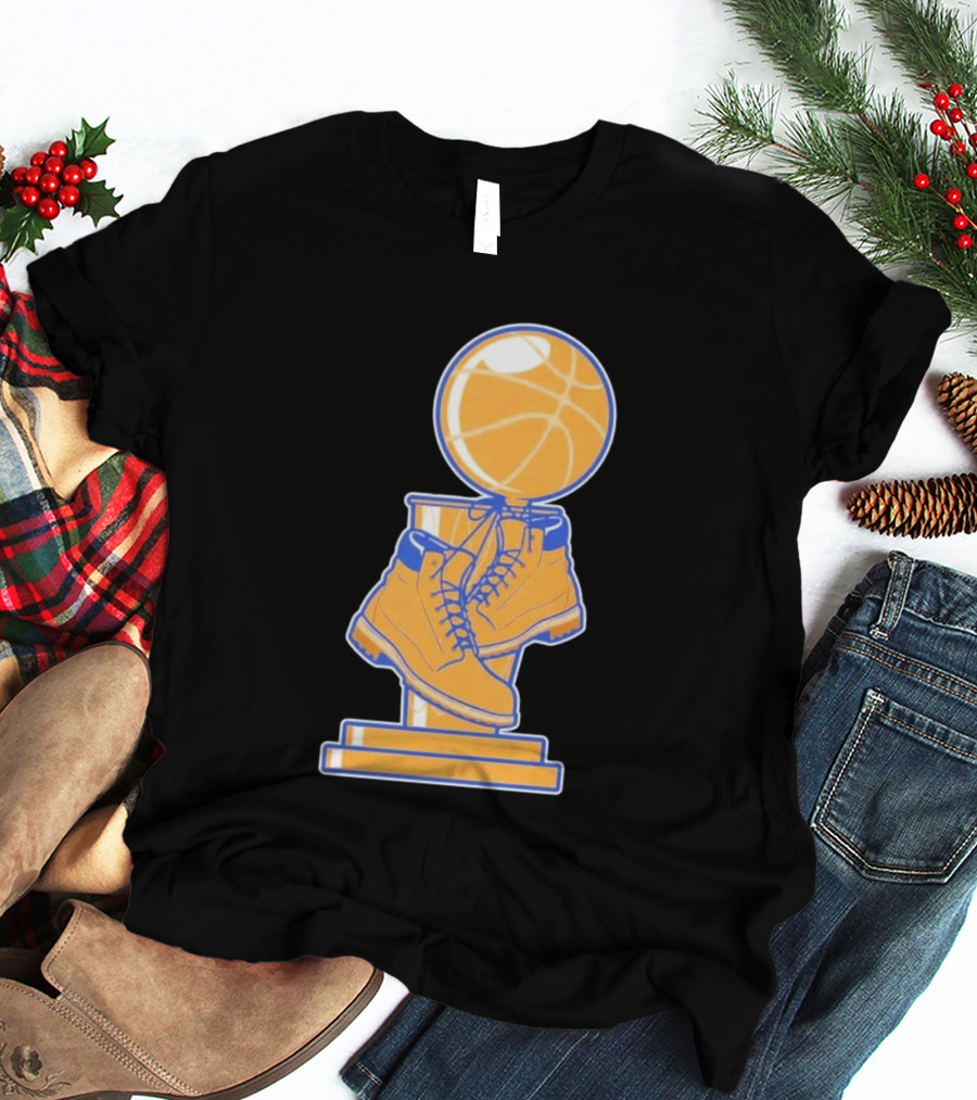 NY Basketball Trophy Timberland Boots T-Shirt