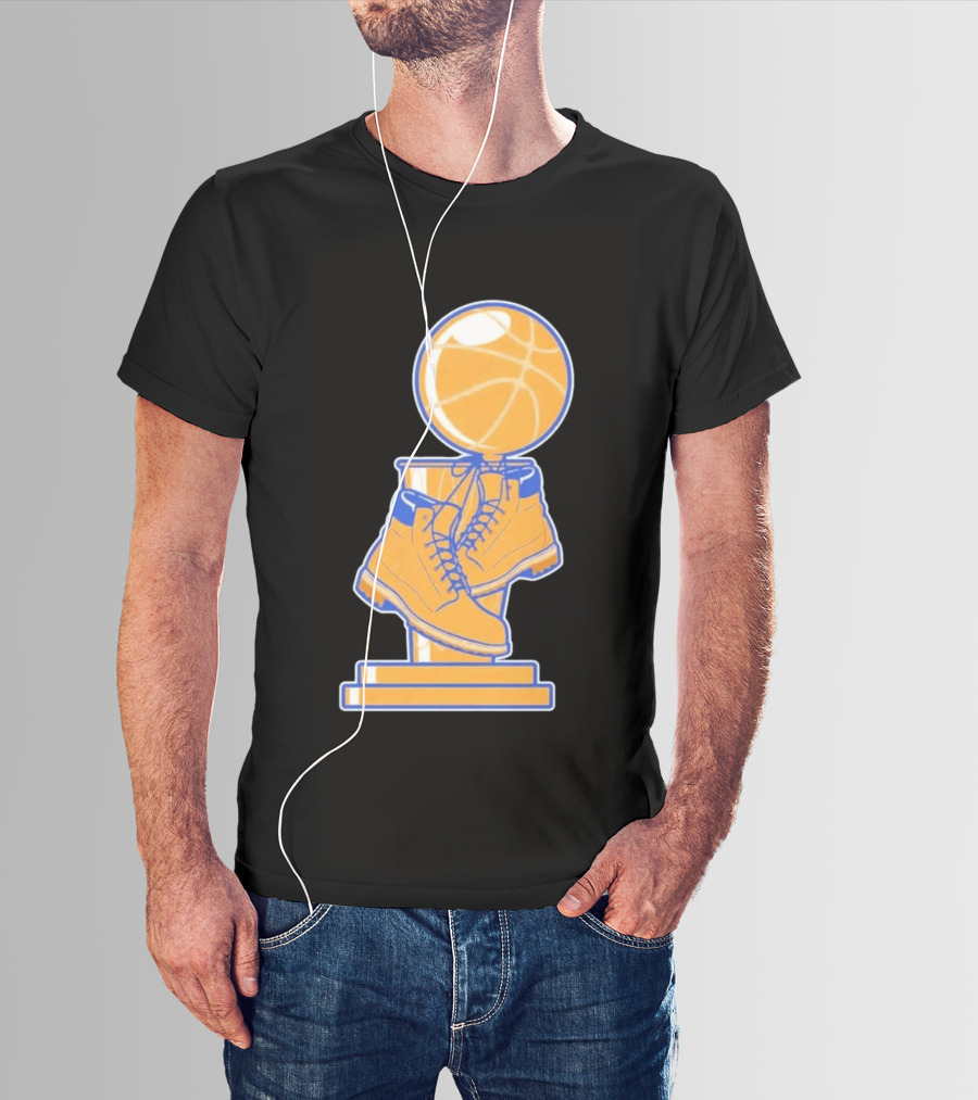 NY Basketball Trophy Timberland Boots T-Shirt