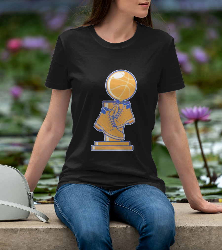 NY Basketball Trophy Timberland Boots T-Shirt