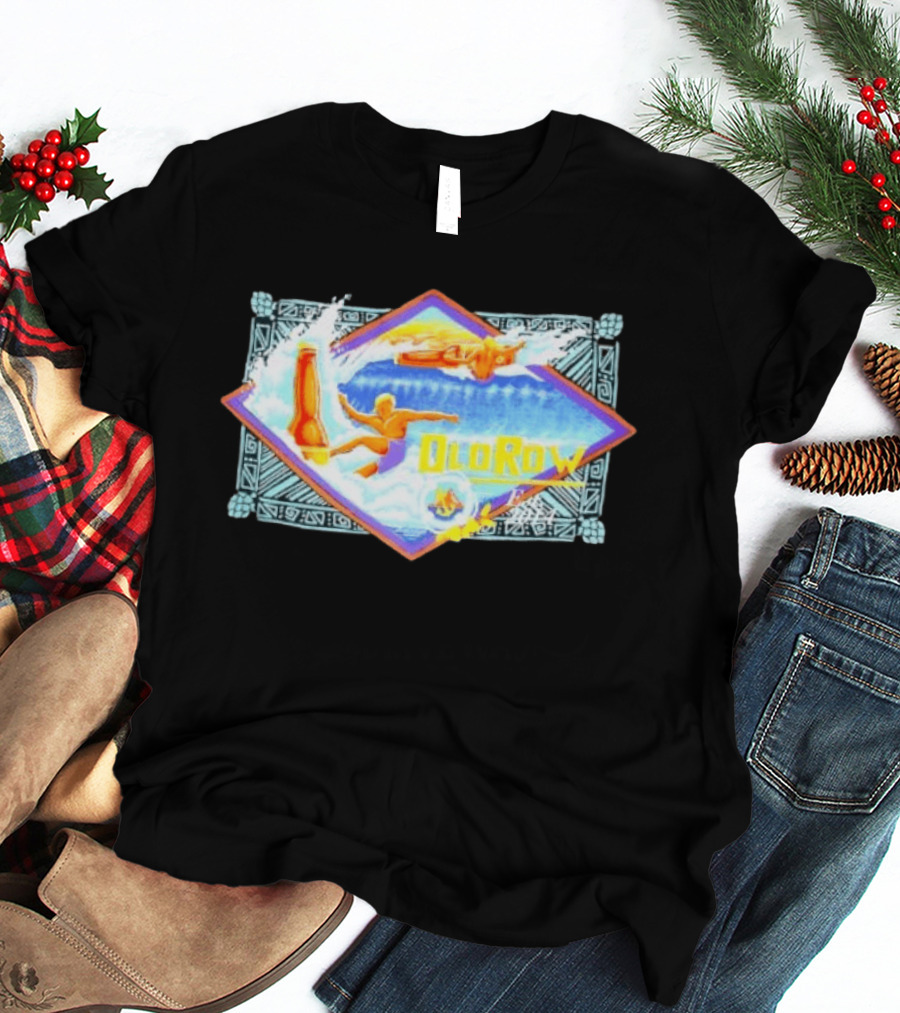 Old Row Surfing Beer Bottle Wave Coastal Beach Life Ocean 2014 T-Shirt