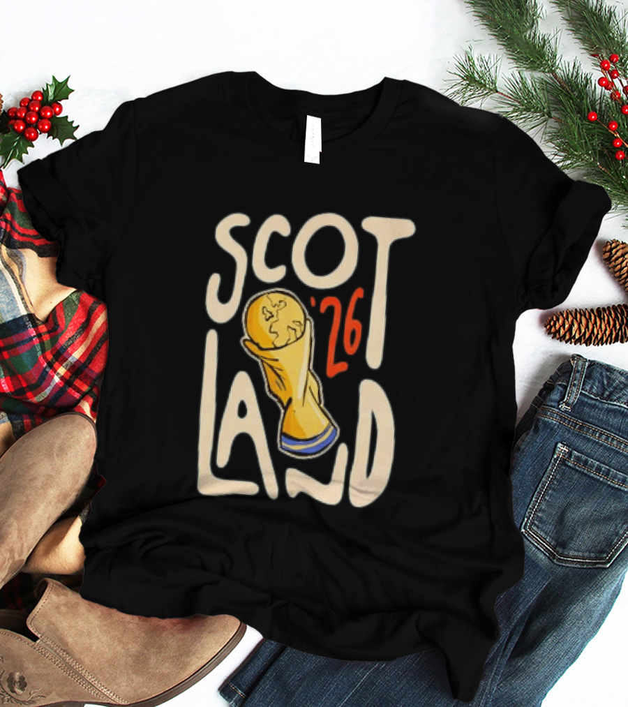 Scotland 2026 Trophy Cup Celebration T-Shirt