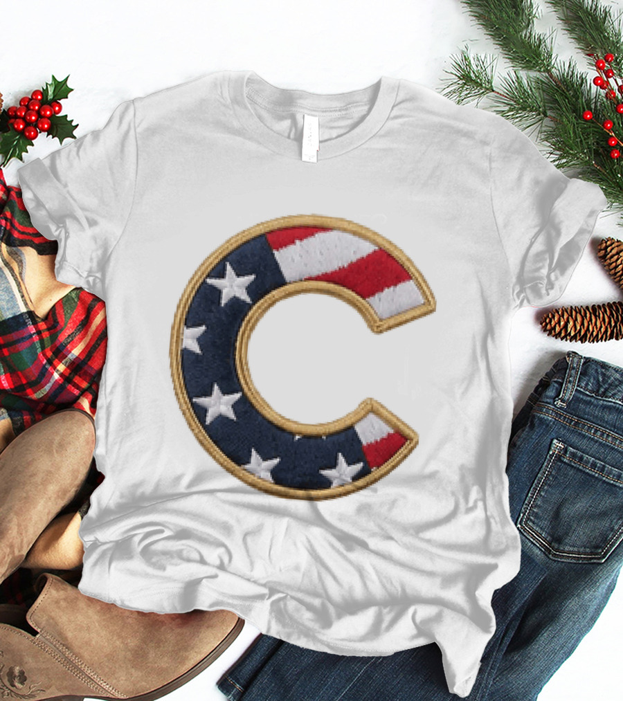 2026 Cubs Patriotic Independence Day Hats Stars And Stripes T-Shirt