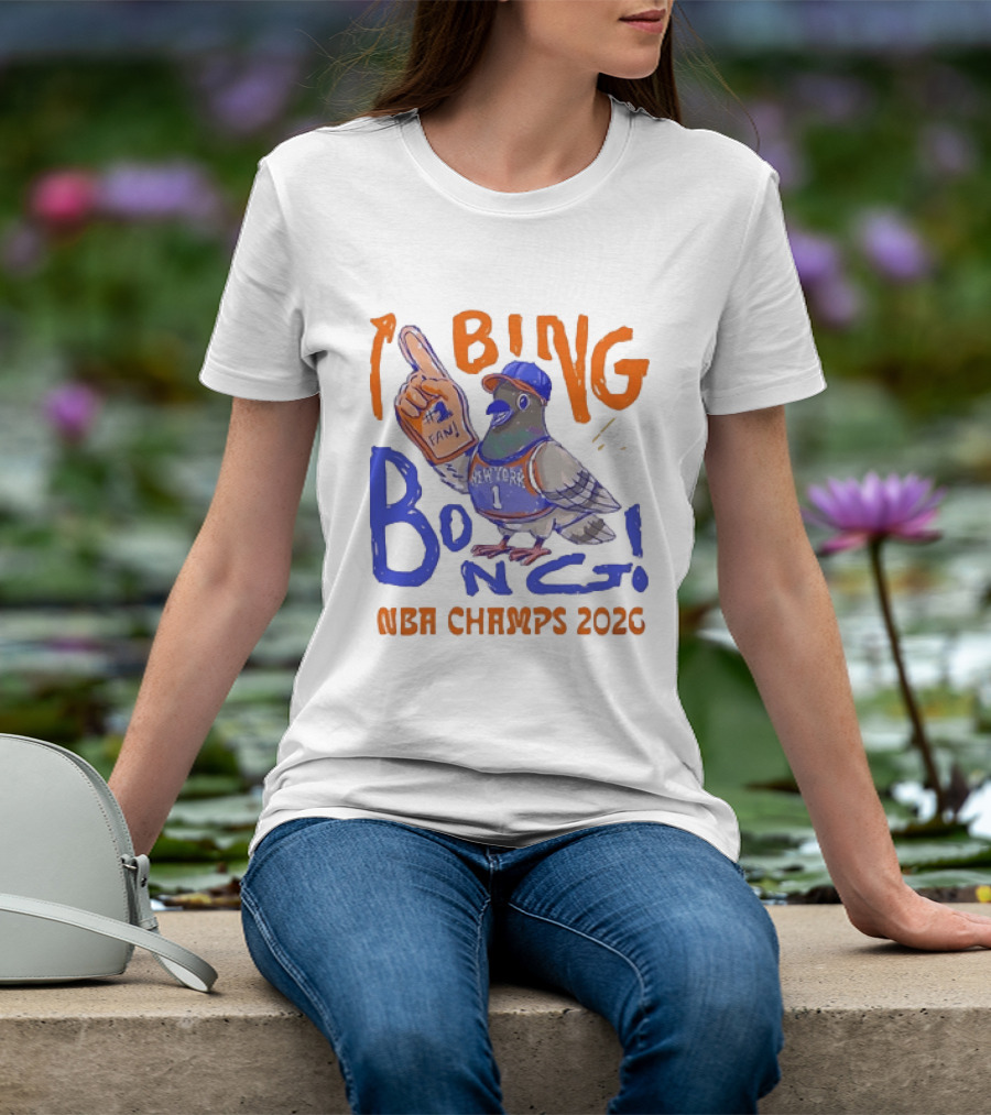 New York Pigeon BING BONG #1 Fan NBA Champs 2026 T-Shirt