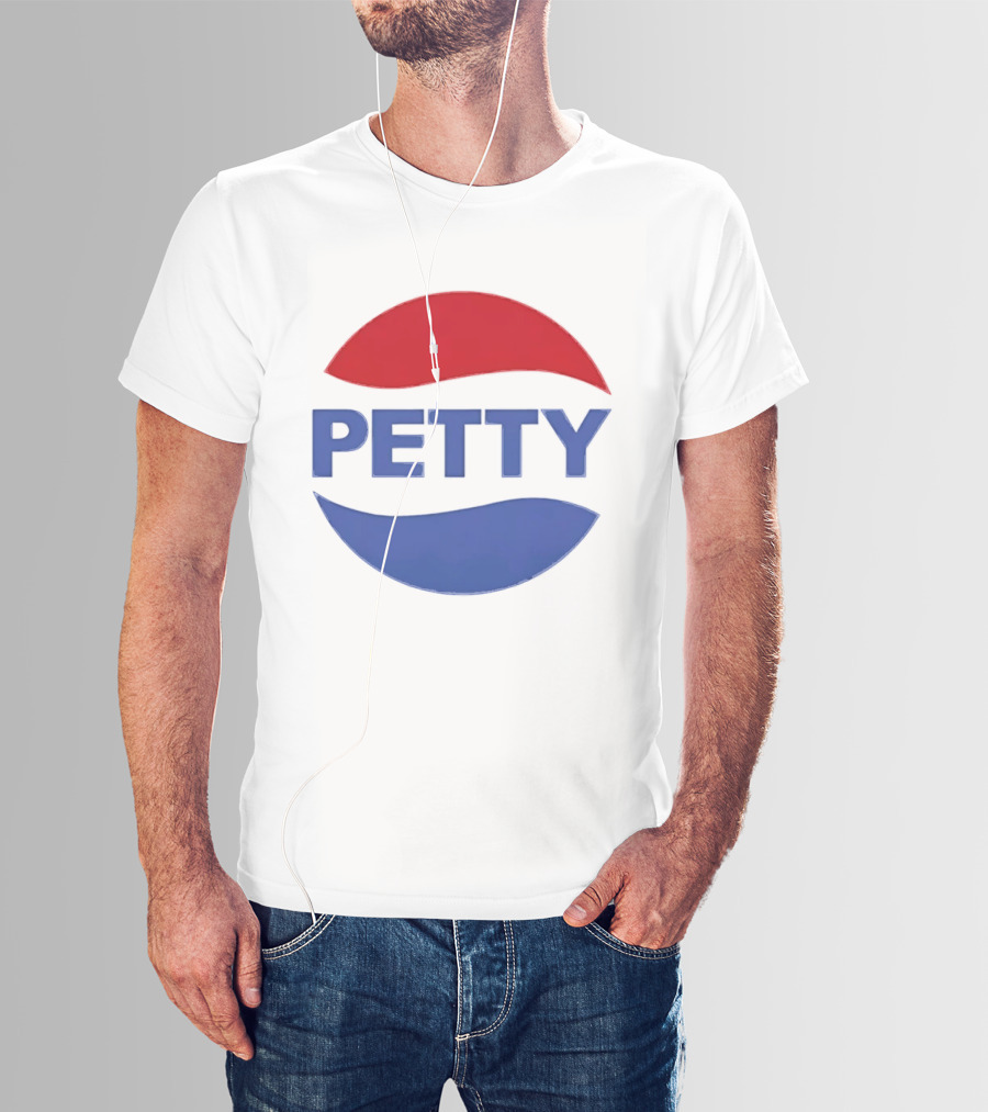 PETTY Pepsi Parody Red Blue T-Shirt
