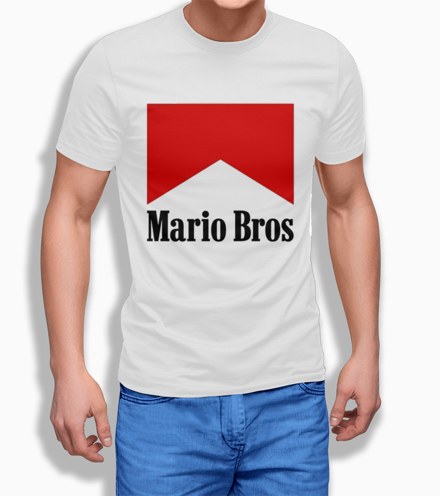 Mario Bros Red Banner T-Shirt