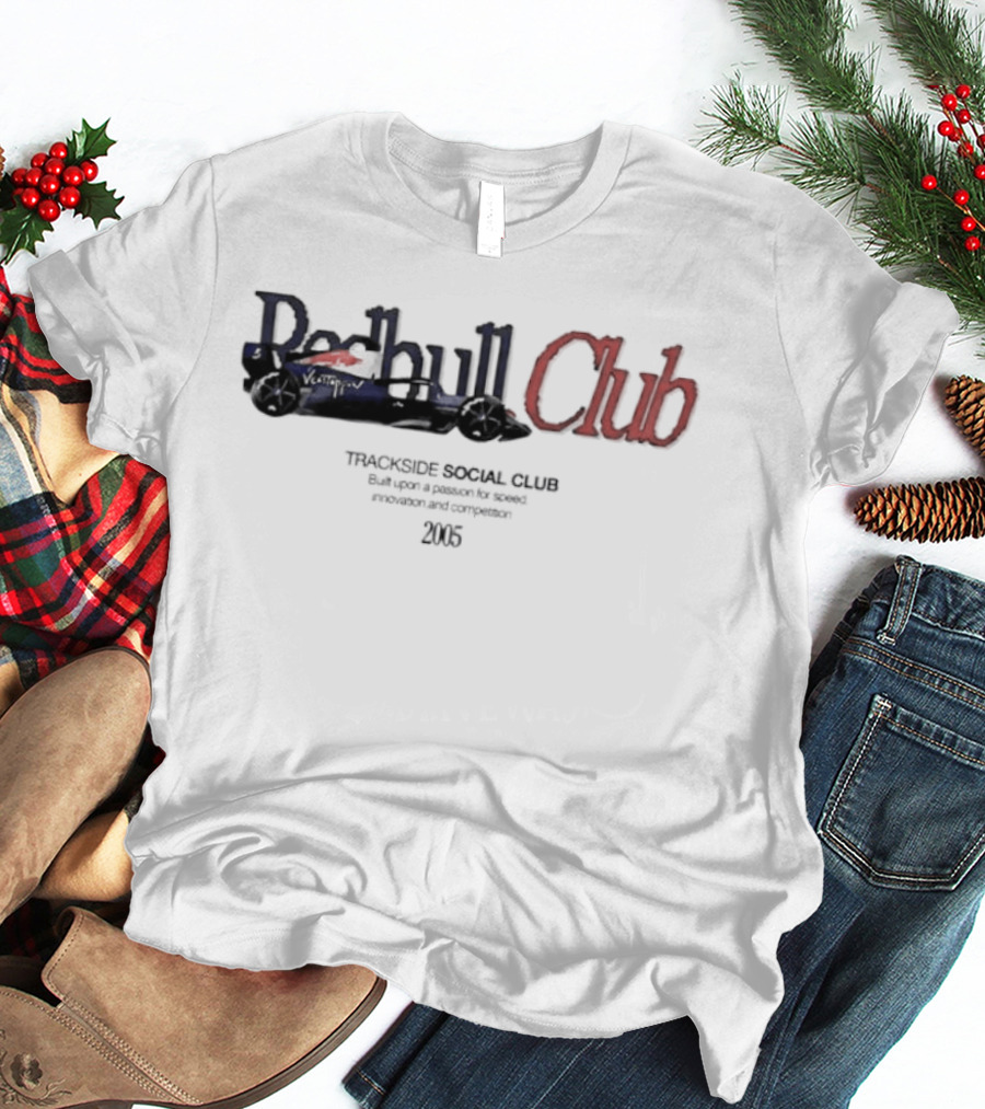 Verstappen Red Bull Club Trackside Social 2005 Racing Redbull T-Shirt