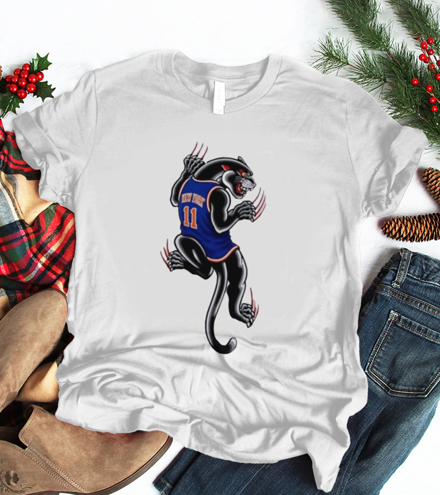 New York 11 Panther Clawing Back Sports Jersey T-Shirt