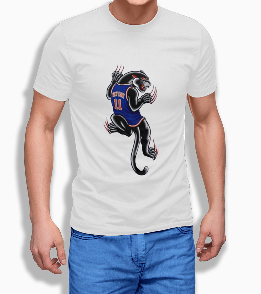 New York 11 Panther Clawing Back Sports Jersey T-Shirt