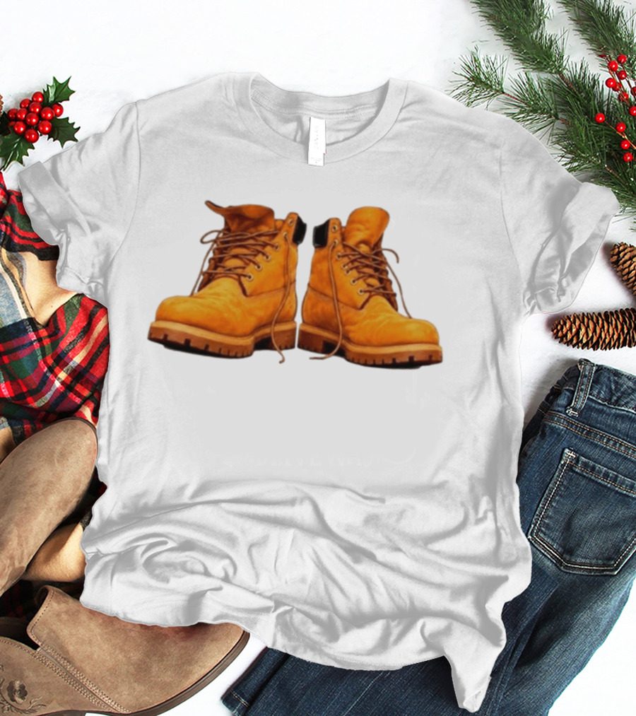 New York Forever Timberland Style Boots T-Shirt