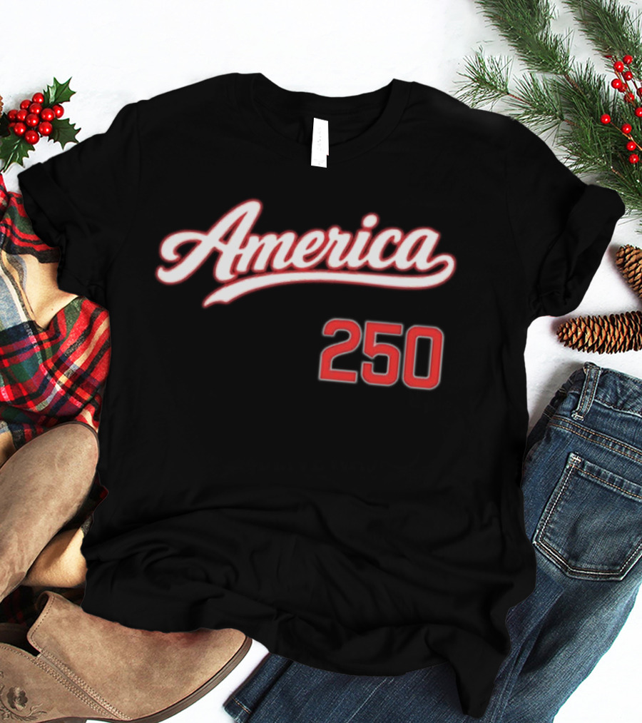 America 250 4th July Celebration Script T-Shirt