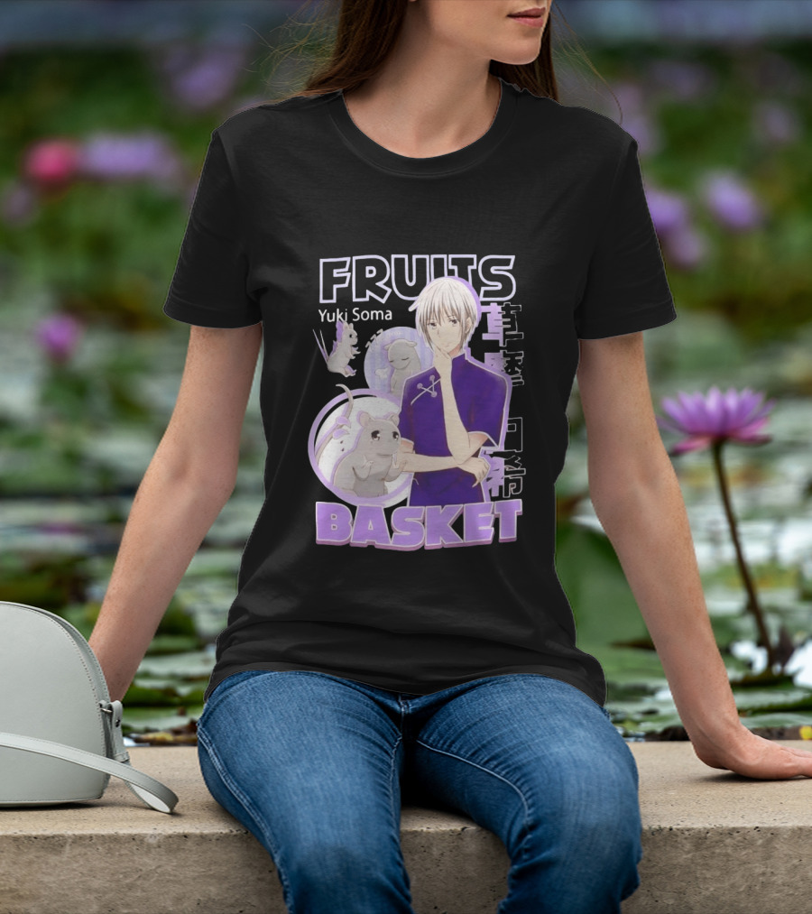 Fruits Basket Yuki Soma Kanji Mouse Transformation T-Shirt