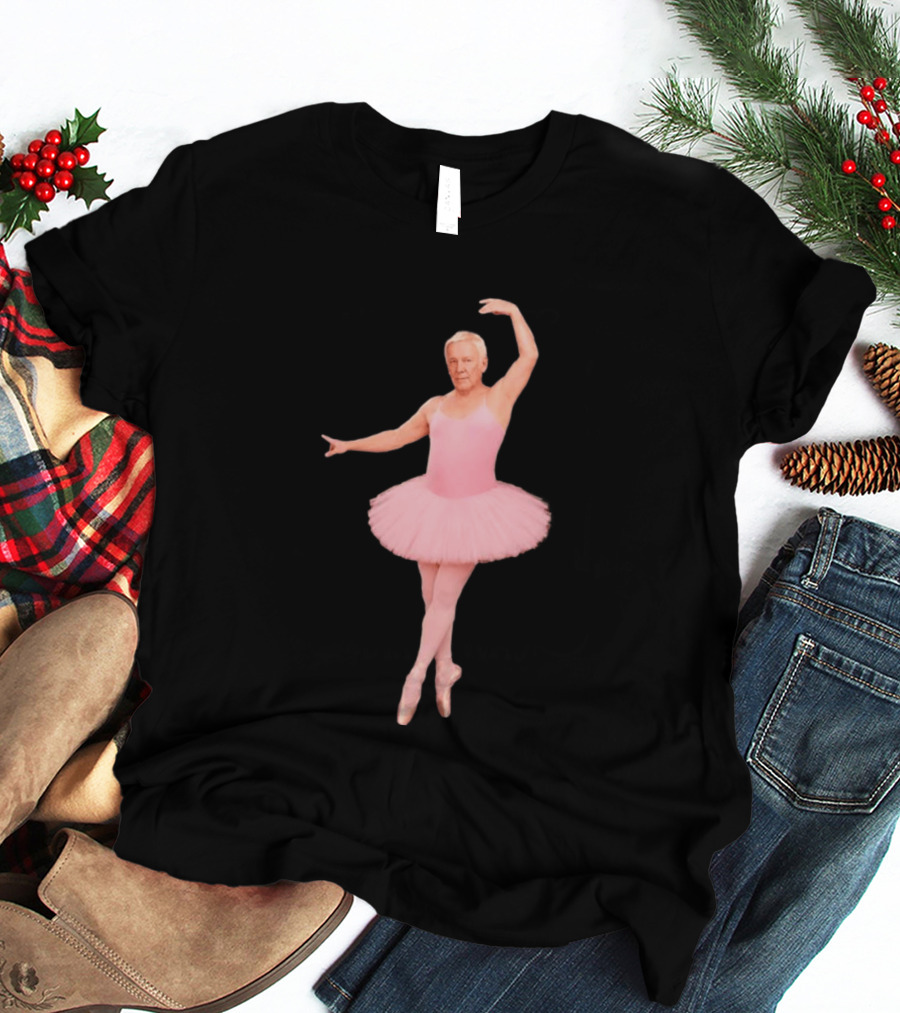 Geddy Lee Wearing Pink Ballerina Alex Lifeson Costume Iconic Image T-Shirt
