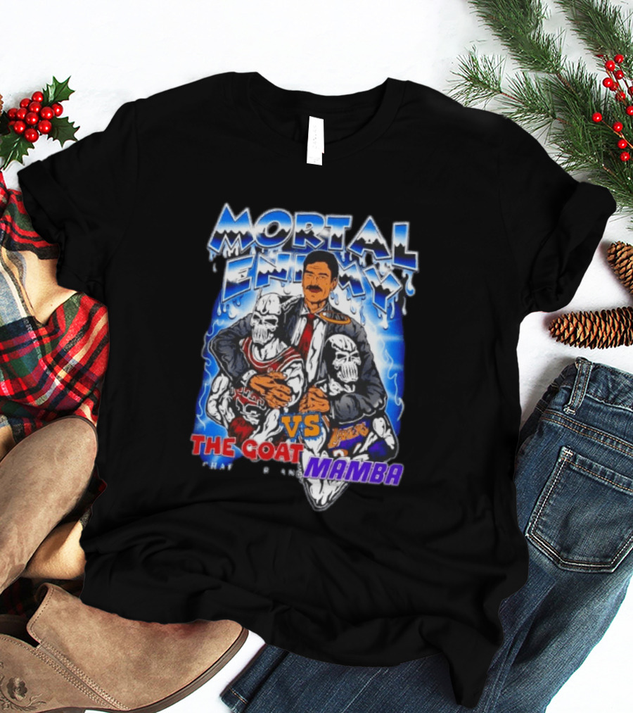 Mortal Enemy The GOAT Vs Mamba Michael Jordan Kobe Bryant Be Legendary T-Shirt