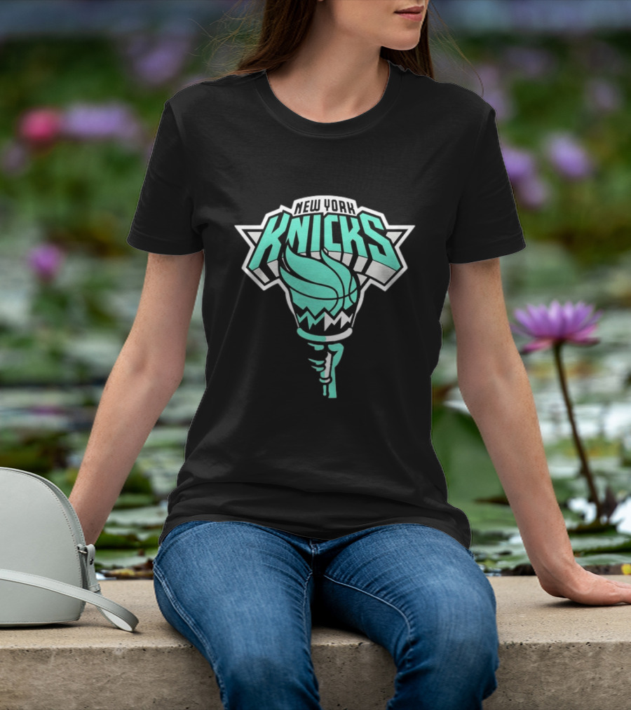 New York Liberty New York Knicks Basketball Mashup T-Shirt