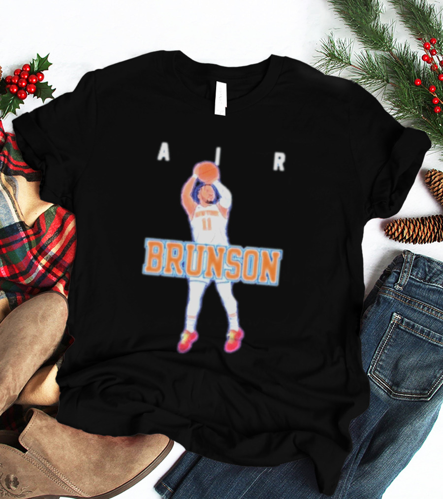 Jalen Brunson Air Brunson Knicks Basketball Jump Shot T-Shirt