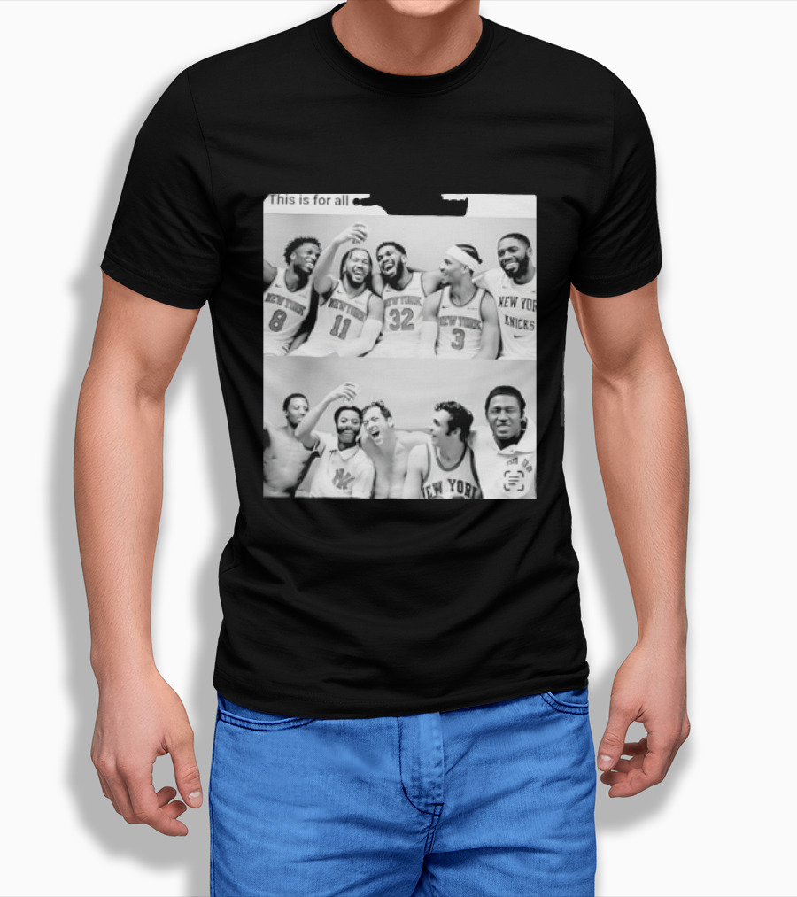 Jalen Brunson Karl Anthony Towns New York Knicks This Is For All Our Old Knick Fans T-Shirt