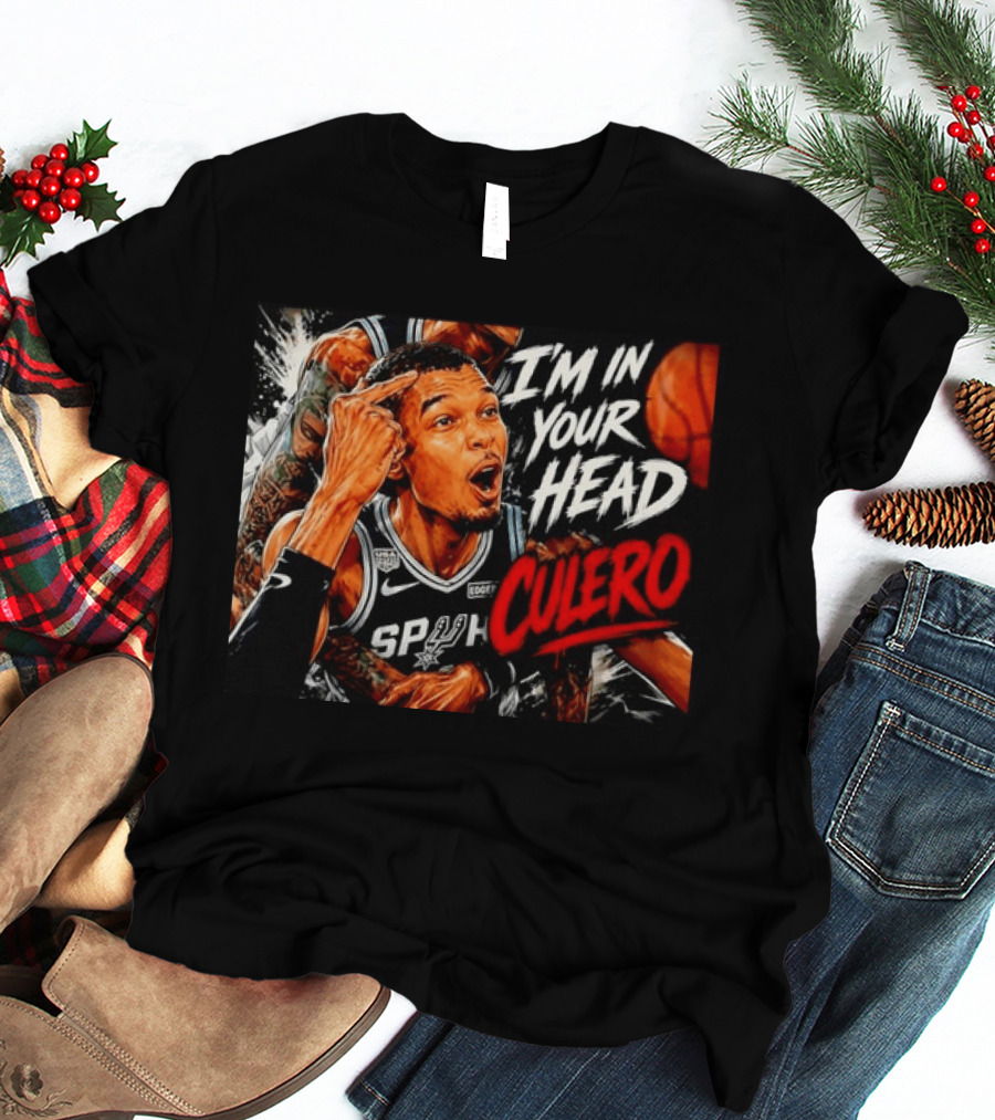 I'm In Your Head Culero Jeremy Sochan San Antonio Spurs NBA T-Shirt