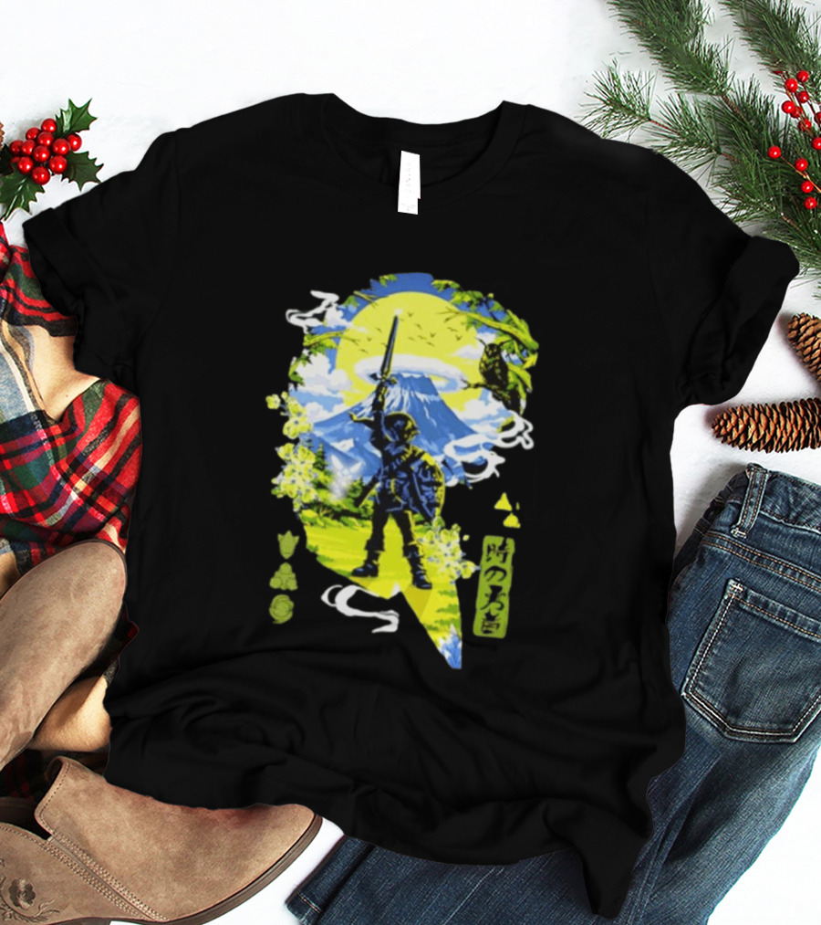 The Legend Of Zelda Link Hero Of Time Toki No Yusha Iconic Anime Style Adventure T-Shirt