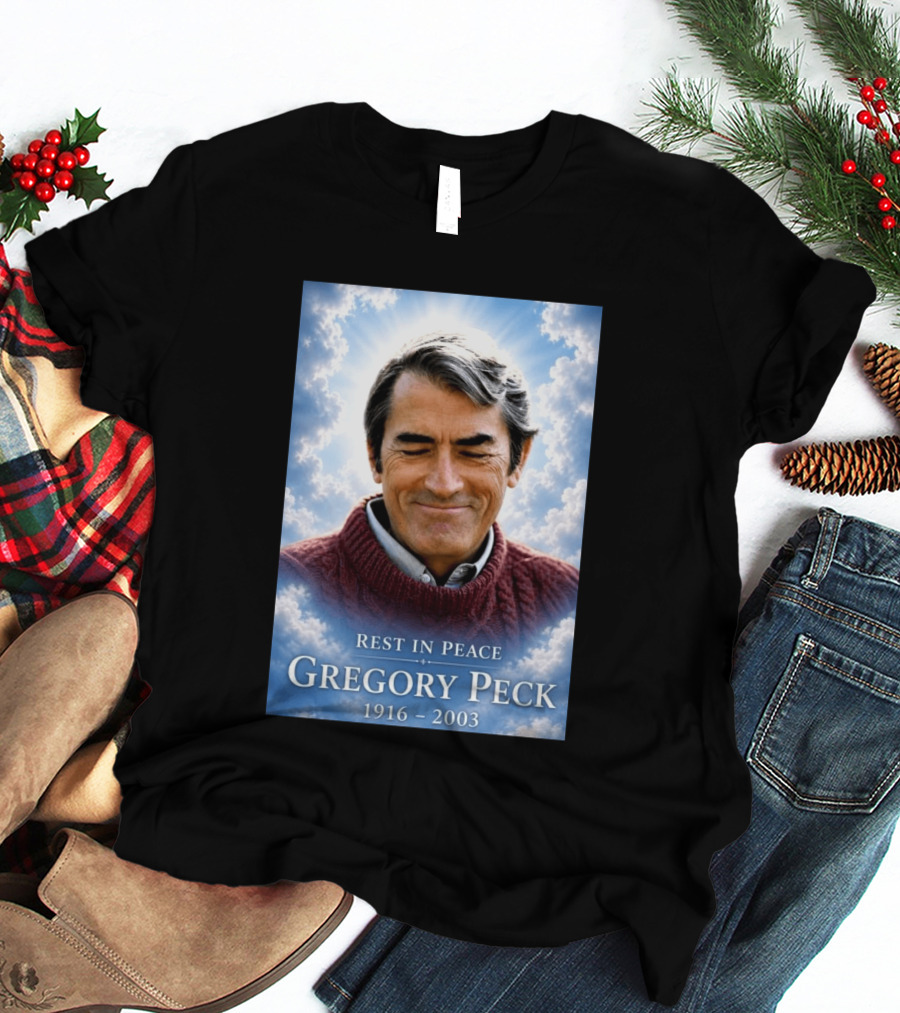 Rest In Peace Gregory Peck 1916 2003 Memorial T-Shirt