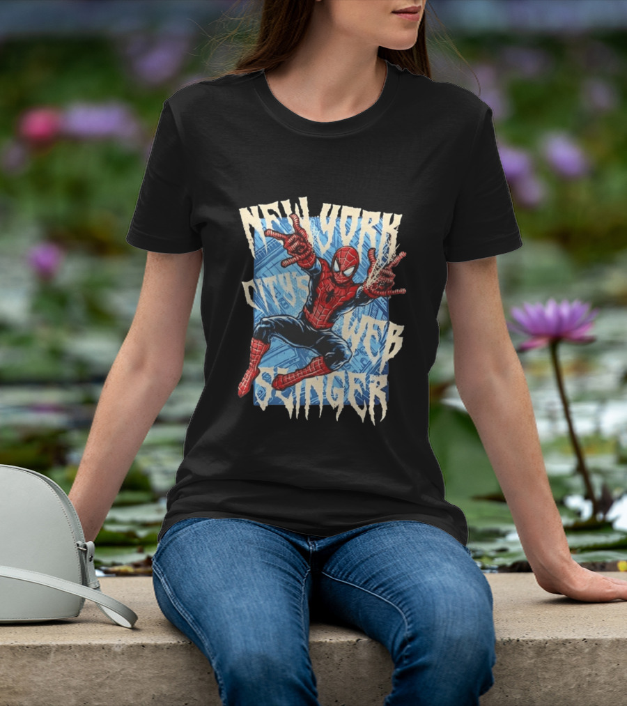 New York City's Web Slinger Spider Man T-Shirt