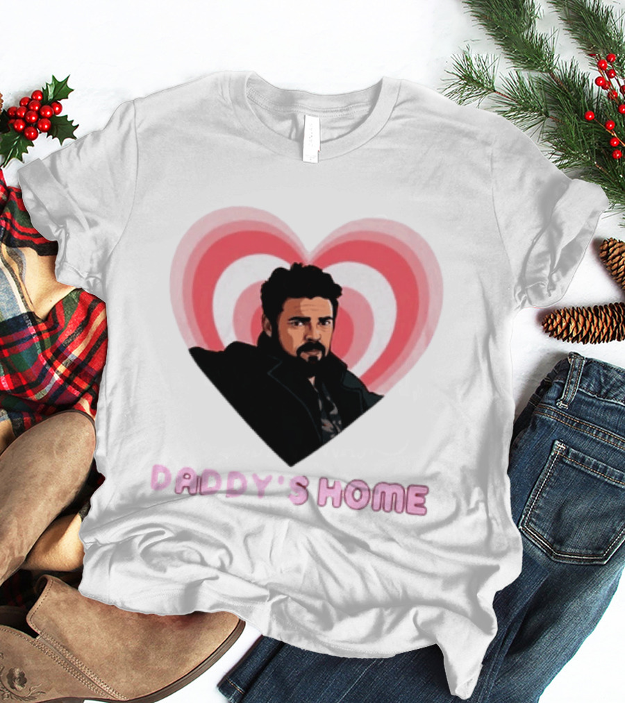 Daddy's Home The Boys Billy Butcher Heart T-Shirt