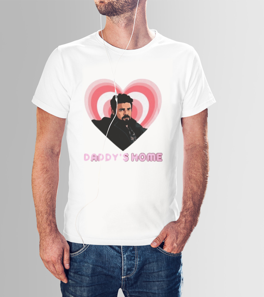 Daddy's Home The Boys Billy Butcher Heart T-Shirt