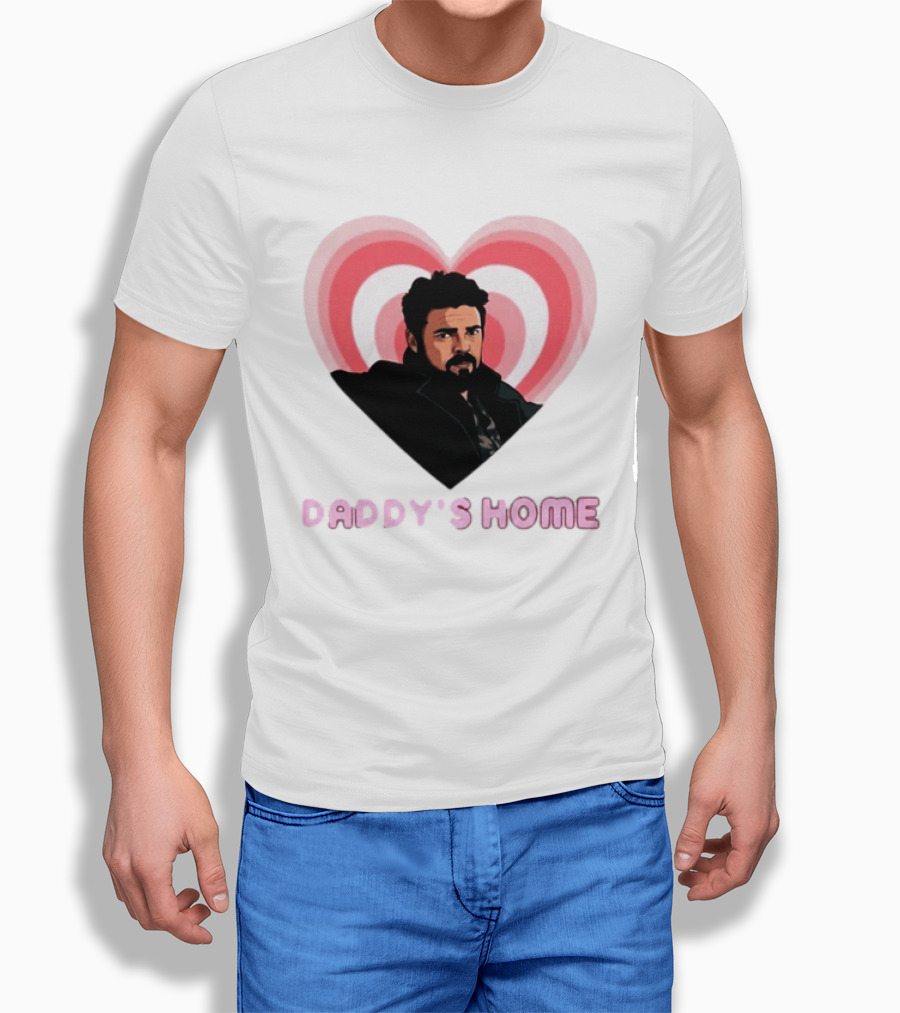 Daddy's Home The Boys Billy Butcher Heart T-Shirt