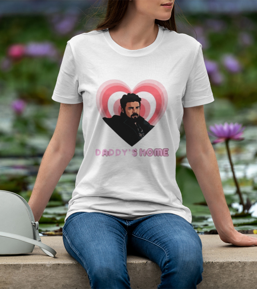 Daddy's Home The Boys Billy Butcher Heart T-Shirt