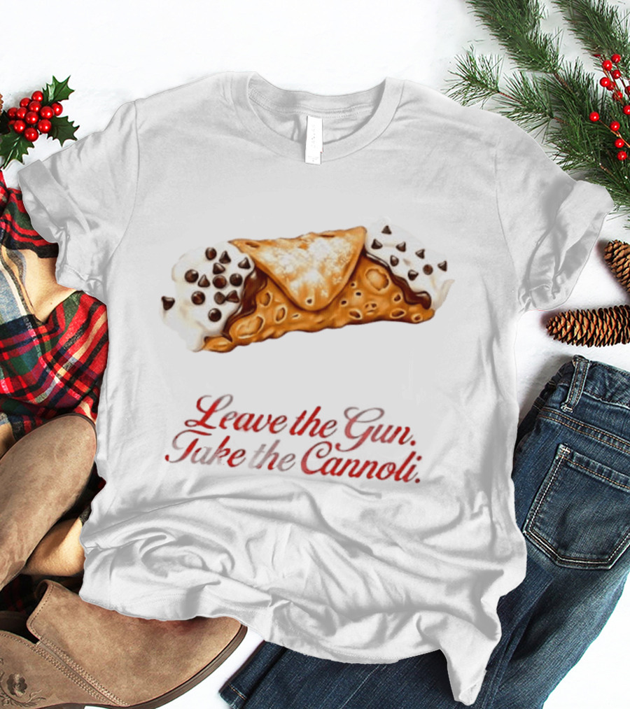 Clemenza The Godfather Leave The Gun Take The Cannoli Movie Mens Cannoli T-Shirt