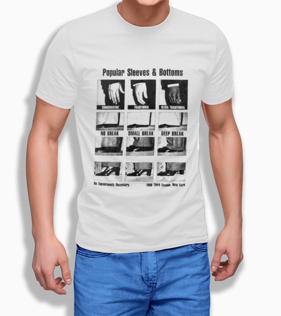 Popular Sleeves And Bottoms No Appointments Necessary 1000 Third Avenue NYC Nine Square T-Shirt