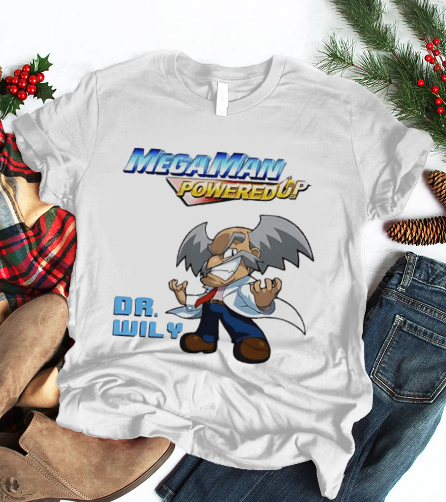 Mega Man Powered Up Dr Wily T-Shirt