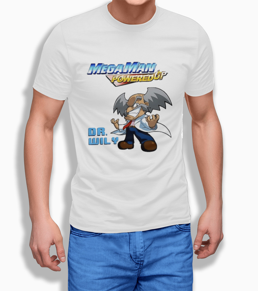 Mega Man Powered Up Dr Wily T-Shirt