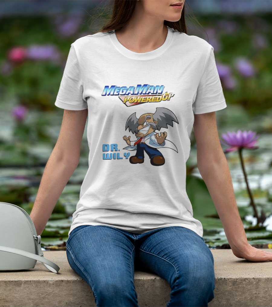 Mega Man Powered Up Dr Wily T-Shirt