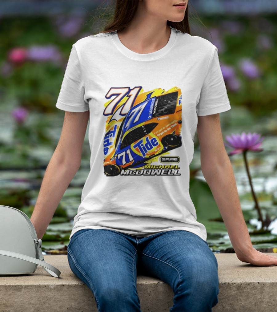 Michael McDowell Tide 71 NASCAR Racing Spire Motorsports Camry T-Shirt