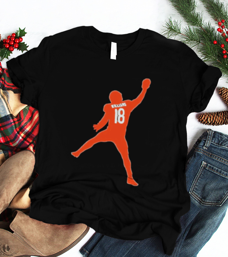 Chicago Bears Caleb Williams 18 Iceman Football Player T-Shirt