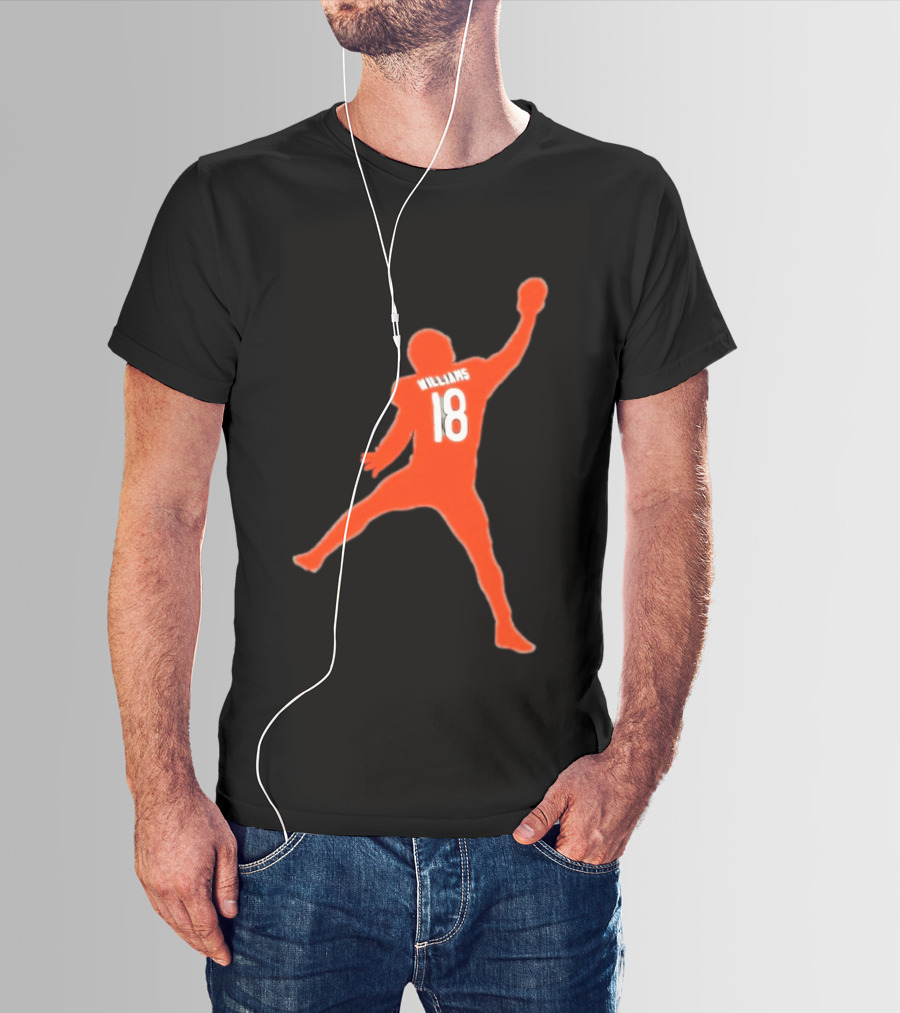 Chicago Bears Caleb Williams 18 Iceman Football Player T-Shirt