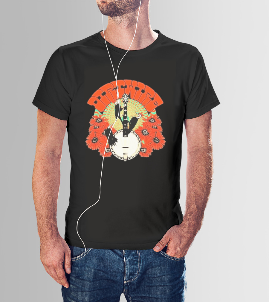 Dirtwire June 2026 Red Rocks Banjo And Crow Floral T-Shirt
