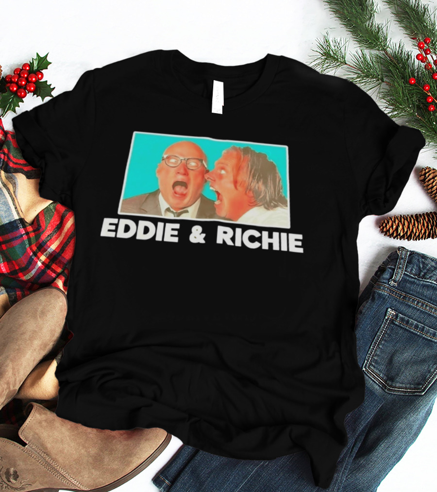 Eddie And Richie It's The Gas Man Classic Comedy Duo T-Shirt