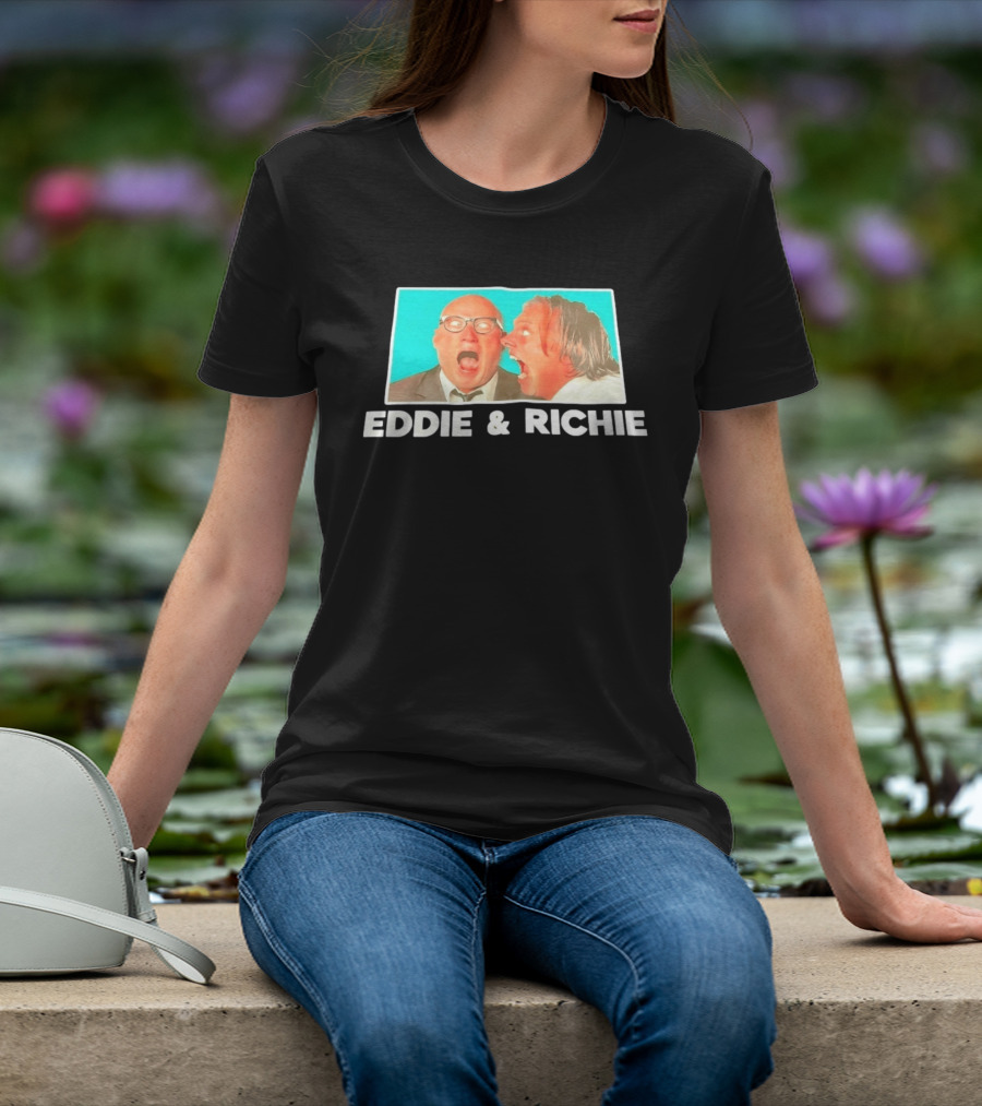 Eddie And Richie It's The Gas Man Classic Comedy Duo T-Shirt