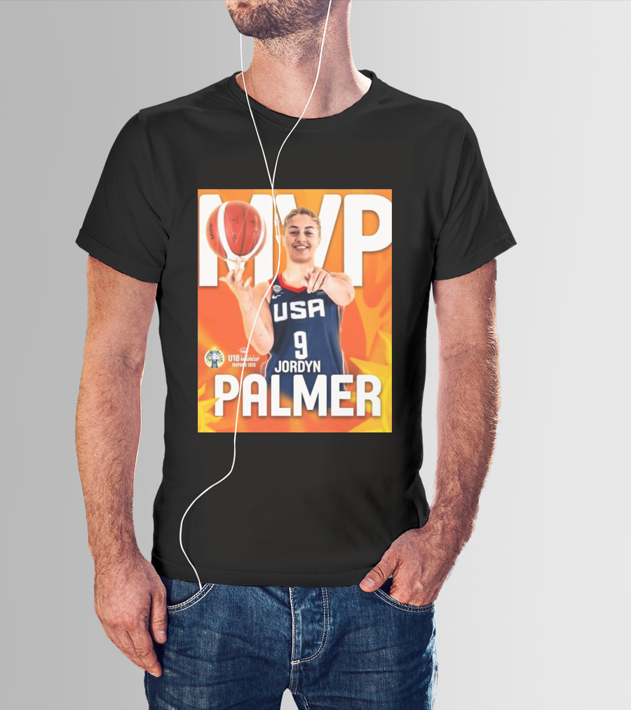USA Basketball Jordyn Palmer MVP FIBA U18 Women's AmeriCup 2026 T-Shirt