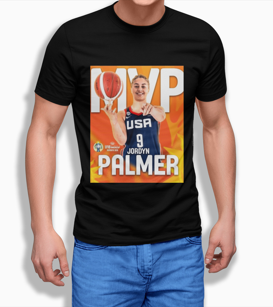 USA Basketball Jordyn Palmer MVP FIBA U18 Women's AmeriCup 2026 T-Shirt