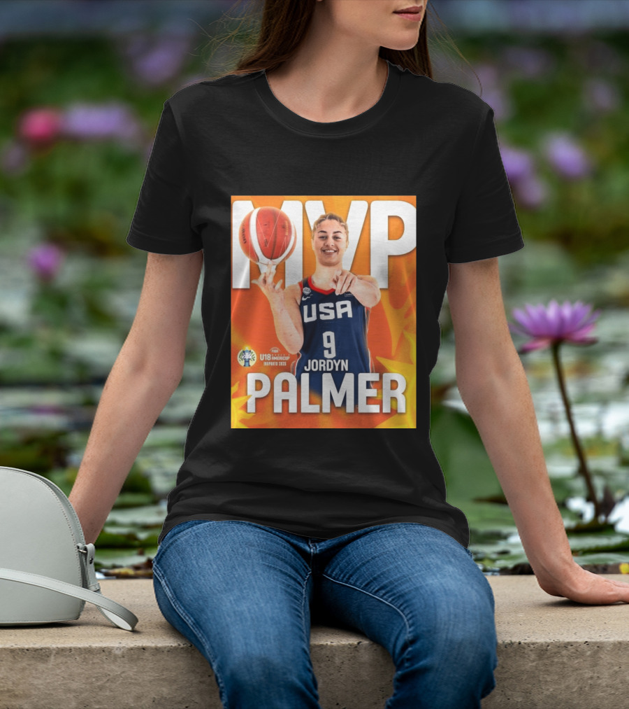 USA Basketball Jordyn Palmer MVP FIBA U18 Women's AmeriCup 2026 T-Shirt