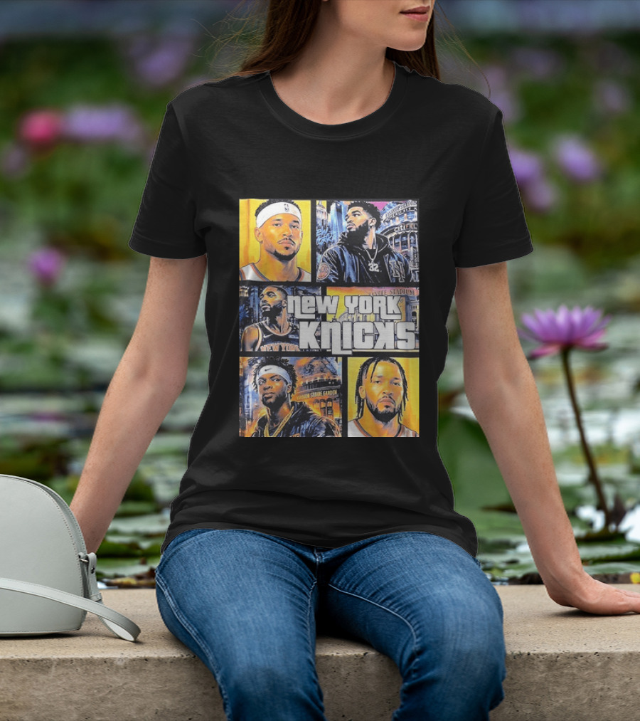 Josh Hart Karl Anthony Towns Mikal Bridges Julius Randle Jalen Brunson New York Knicks Yankee Stadium Madison Square Garden T-Shirt