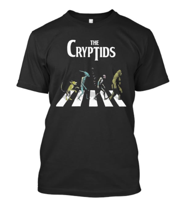 The Cryptids Abbey Road 2026 Paranormal Creature Band Crossing T-Shirt
